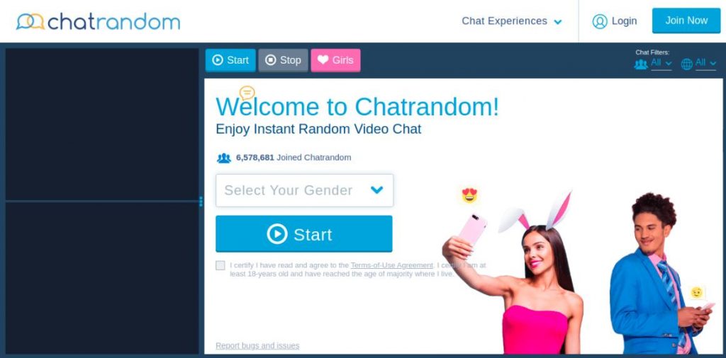 Chatrandom home