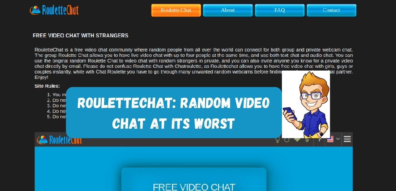 RouletteChat Random Video Chat at its Worst Chat Site Reviews photo