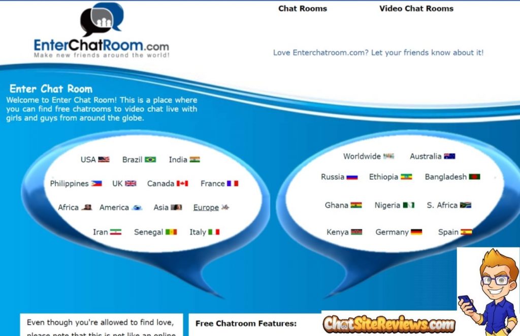 Enterchatroom.com home