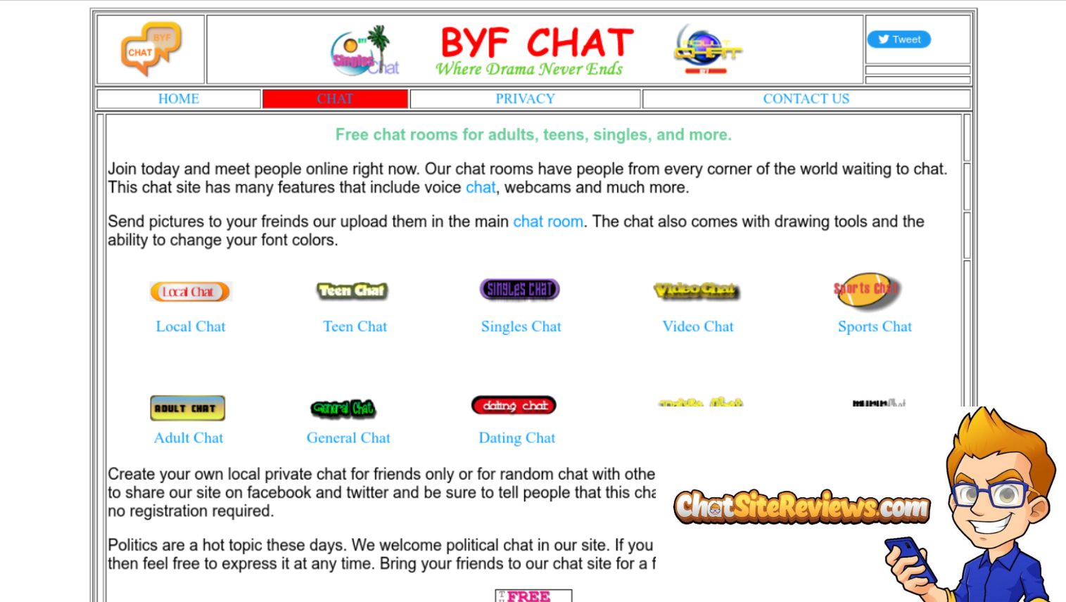 Free Porn Chat Rooms No Sign Up - BYFchat Alternatives that are Way Better! | Chat Site Reviews